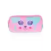 KAUKKO L8118 KIDS&LOVE 3 BÖLMELİ KALEM ÇANTASI CUTE FACE CAT