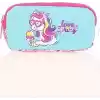 KAUKKO L8158 KIDS&LOVE 3 BÖLMELİ KALEM ÇANTASI CUBE UNICORN