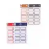 Keskin 3 Lü Tek Renk Okul Etiketi 220890-91/99