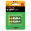 KODAK 30955080 KAAHR-2 2600 MAH.2 Lİ ŞARJLI KALEM PİL 383098