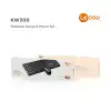 LECOO KW200 SİYAH KABLOSUZ KLAVYE & MOUSE SET