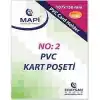 MAPİ 110X150 DİKEY PVC KART POŞETİ 9101036 100 LÜ