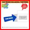 Market Raf Önü Yeni Ürün İkaz Kulakçık Etiketi PVC 10lu Paket