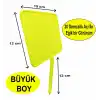 MT Pazarcı Fiyat Etiketi Sarı 10 Adet B.Boy