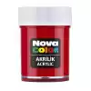 NOVA COLOR AKRİLİK BOYA KIRMIZI ŞİŞE NC-170