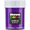 NOVA COLOR AKRİLİK BOYA MOR ŞİŞE NC-177 (ADET)