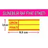 Pvc Silinebilir Raf Fiyat Etiketi 10x3,8 cm 100 Ad.