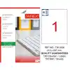 Tanex 210x297 A4 Laser Etiket Tw-2000