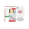 Tanex 35x42,64 Laser Etiket Tw-2154