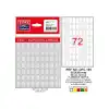Tanex Ofc-105 9,5x16 Mm Beyaz Ofis Etiketi