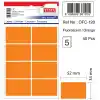 Tanex Ofc-120 Turuncu 34x52 Mm Ofis Etiketi