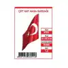 Vatan 15x22,5 Çift Kat Masa Bayrağı Vt201