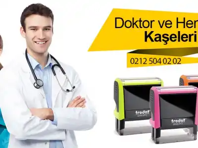 Doktor ve Hemşire Kaşe Yapımı: Sağlık Belgelerinde Profesyonel Düzen