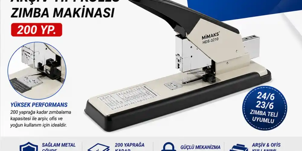 Kollu Zımba Makinesi & Ağır Hizmet Tipi Zımbalar