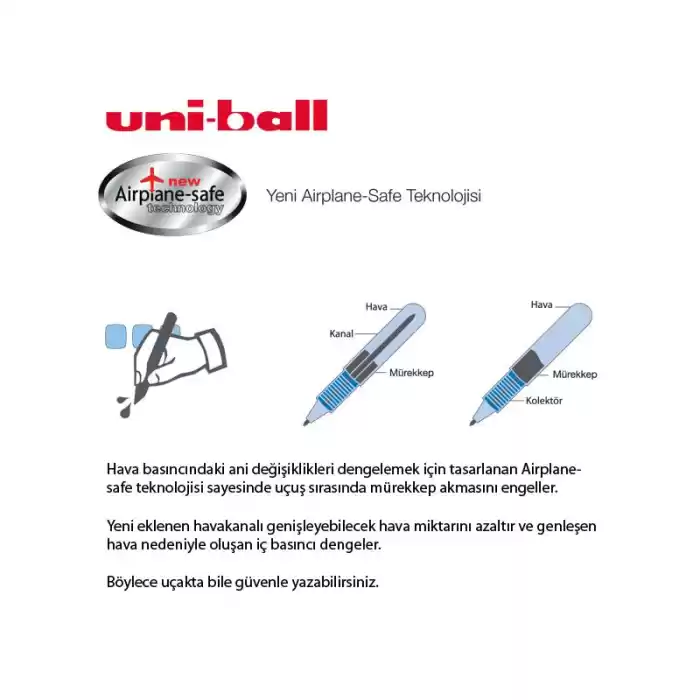 Uni-ball Ub-200 Siyah Vısıon  Elıte 0.8 Kalem