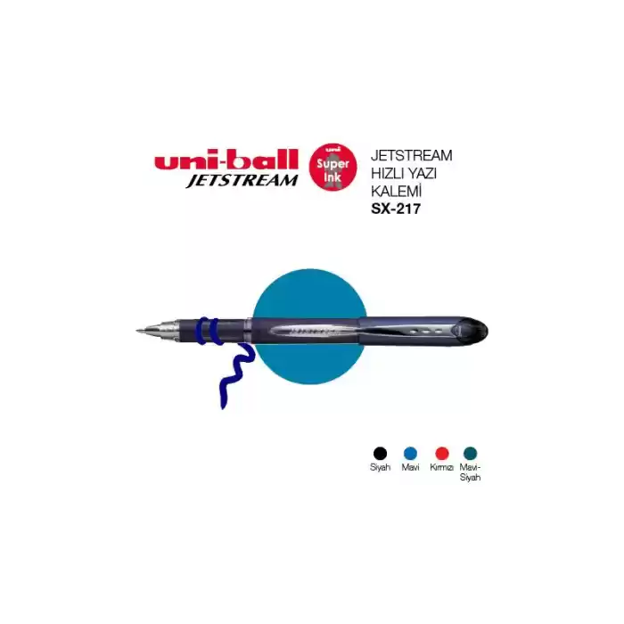 Uni-ball Sx-217 Kırmızı Jetstream 0.7 Kalem