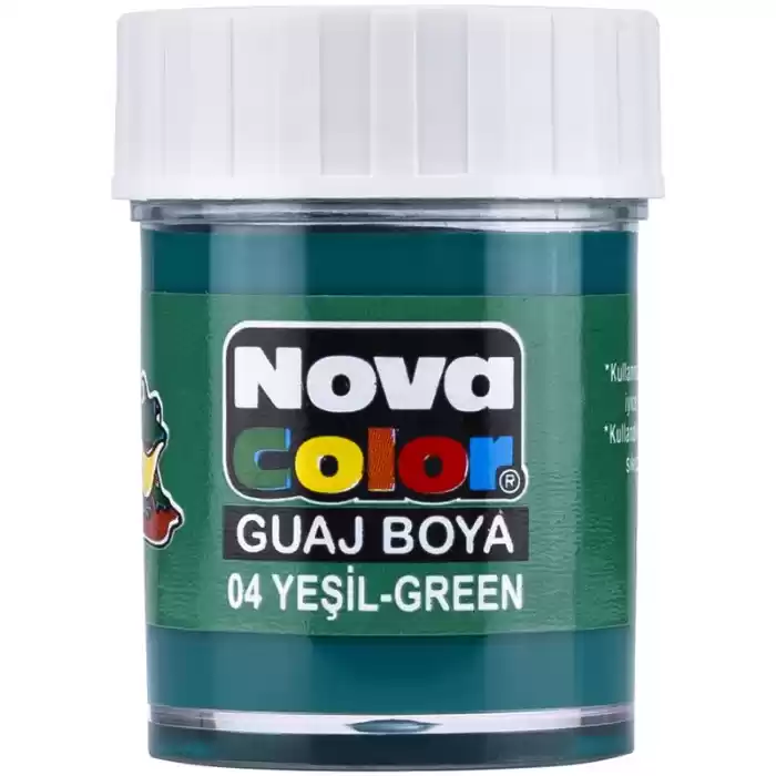 Nova Color Guaj Boya Yeşil Şişe Nc-106