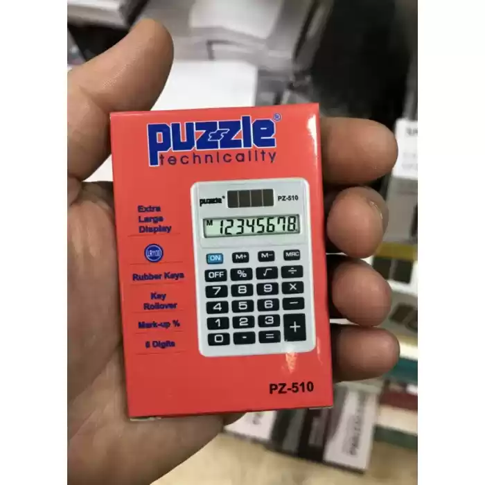 Puzzle Pz-510a Cep Tipi Hesap Makinesi (caslo)