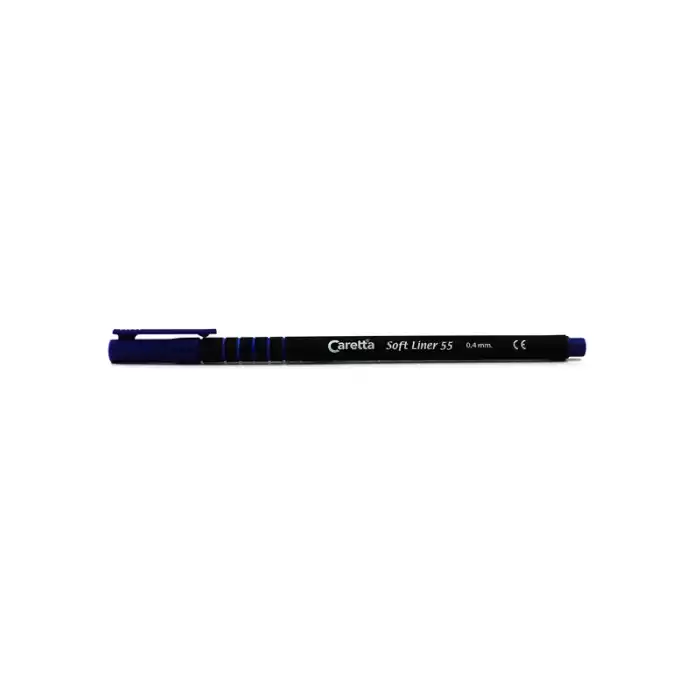 Caretta Softliner 55-19 Mavi-siyah Kalem 0.4mm