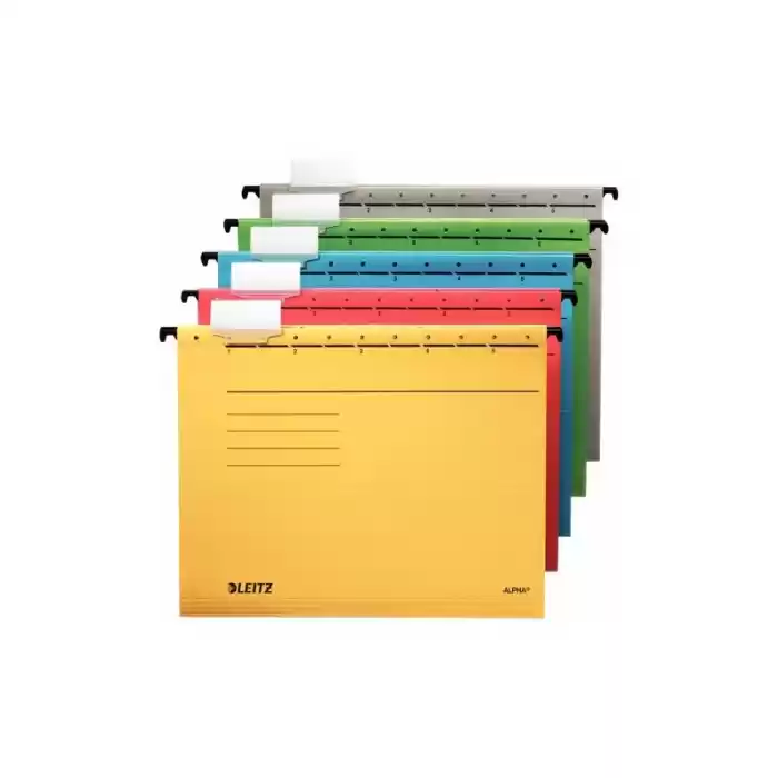 Leitz 1984-15 Sarı Telli Askılı Dosya