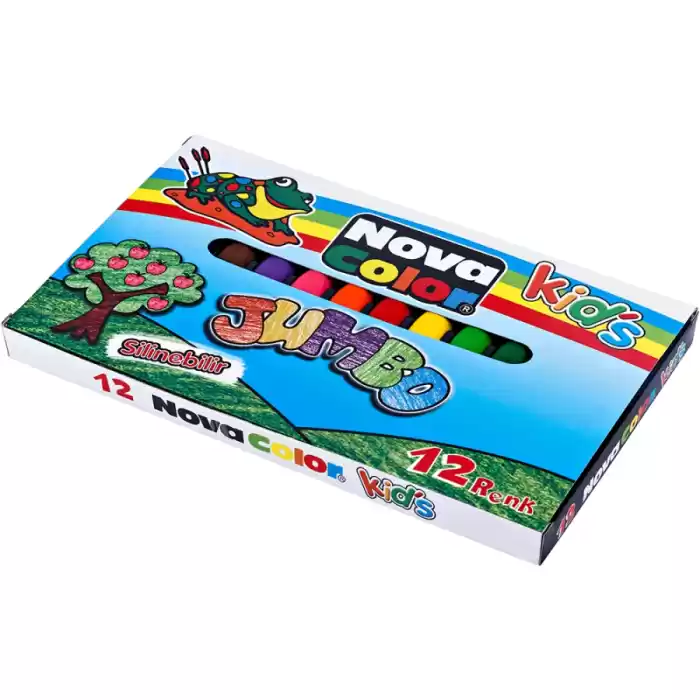Nova Color 12 Renk Jumbo Mum Boya Nc-2124