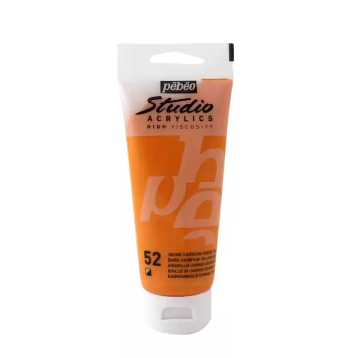 Pebeo Studio Akrilik Boya Dark Cadmium Yellow 100 Ml 831/52