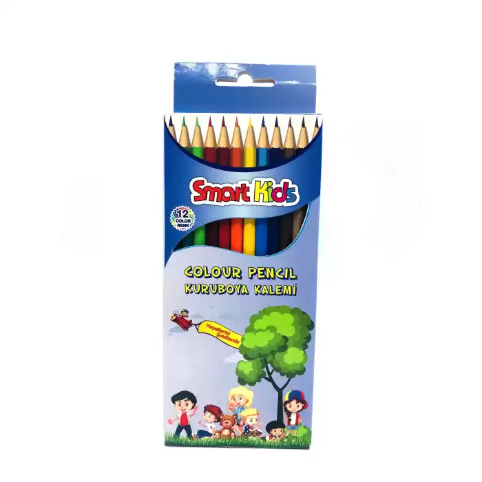 Globox Smartkıds 12 Renk Kuru Boya Kalemi 2963