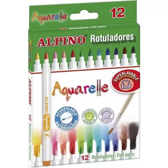 Alpino Ar-160 Aquarell Fırça Uçlu Keçeli Kalem