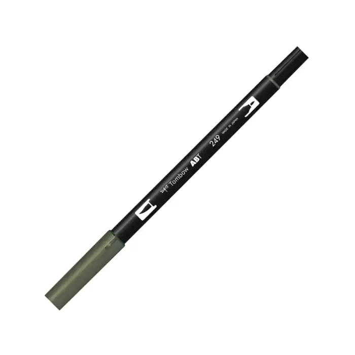 Tombow Dual Brush Pen Hunter Green T-249