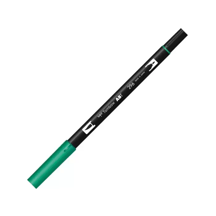 Tombow Dual Brush Pen Green T-296