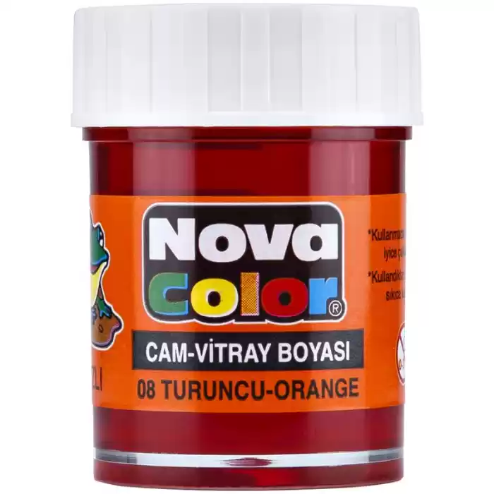 Nova Color Cam Boyası Turuncu Su Bazlı Nc-156