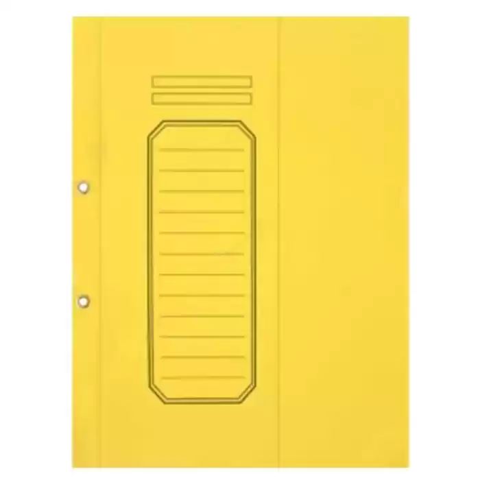 Alemdar Sarı Telli Yarım Kapaklı Lüks Karton Dosya