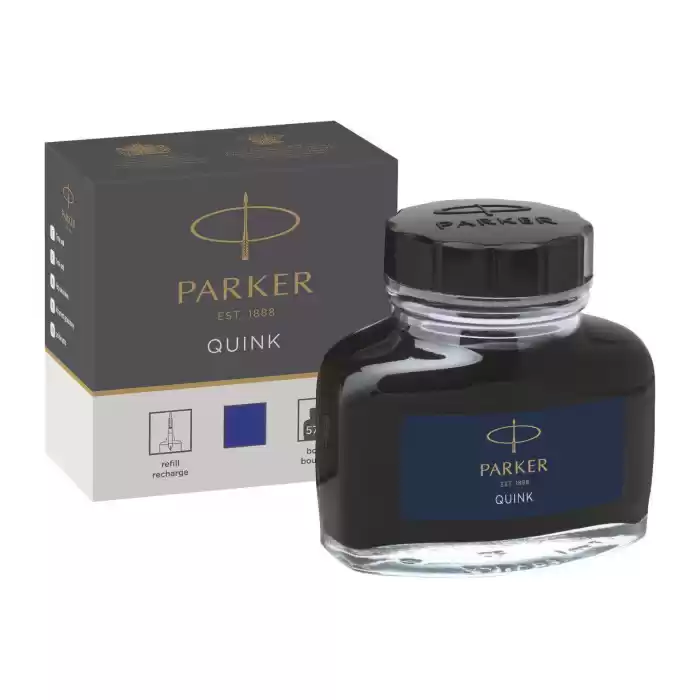 Parker Quink Şişe Mürekkep Mavi 57 ml