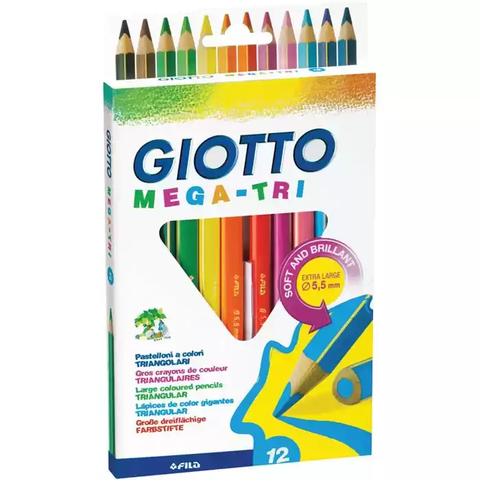 Giotto Mega Trı 12 Renk Kuru Boya 220600tr