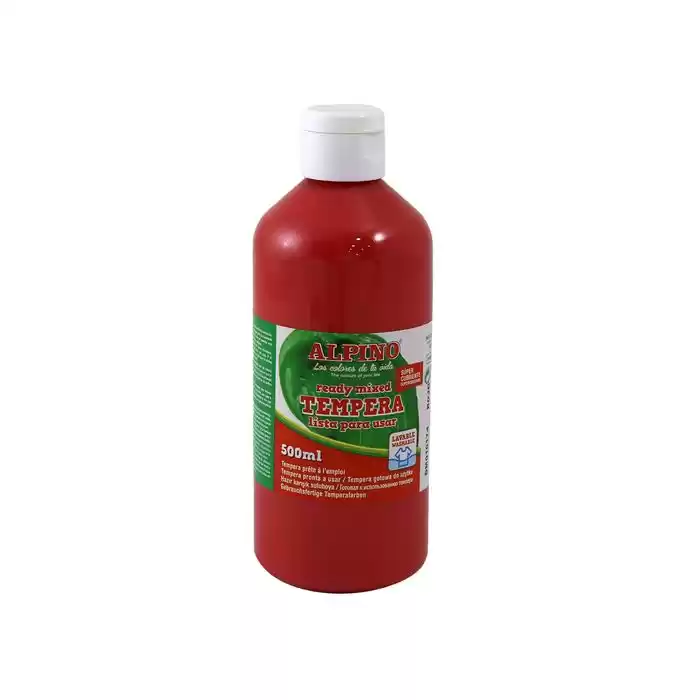 Alpıno Tempera Kırmızı Suluboya 500 Ml Dm-010174