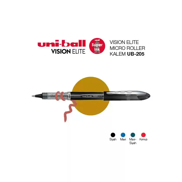 Uni-ball Ub-205 Siyah Vısıon Elıte 0.5 Kalem