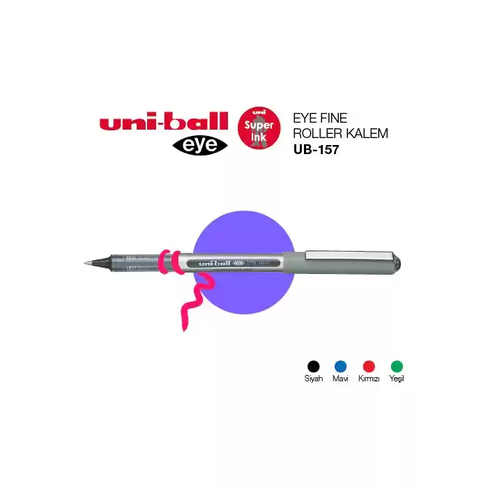 Uni-ball Ub-157 Pembe Eye Fine 0.7 Kalem