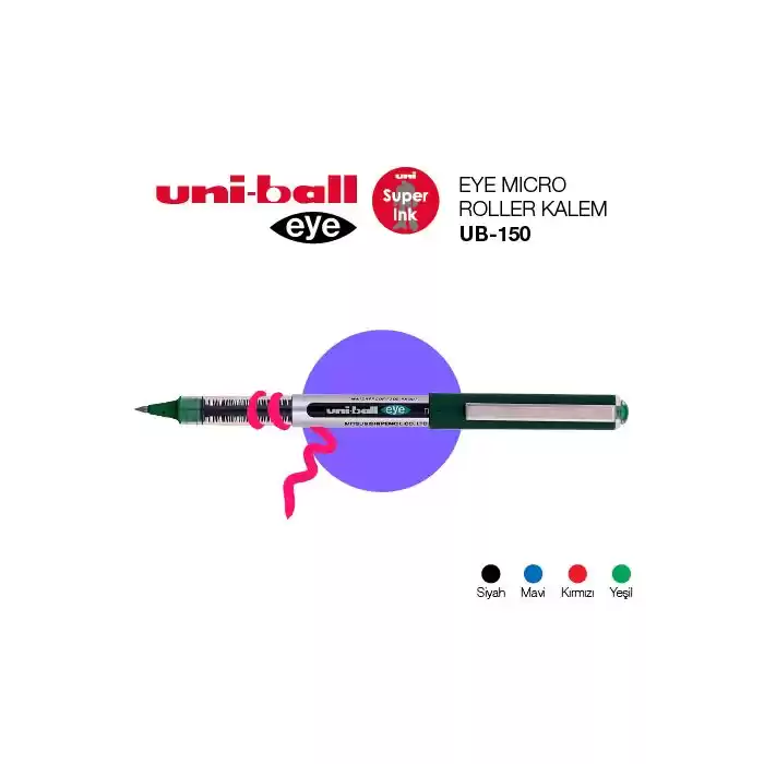 Uni-ball Ub-150 Siyah 0.5 Eye Micro Kalem