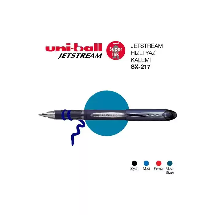 Uni-ball Sx-217 Kırmızı Jetstream 0.7 Kalem