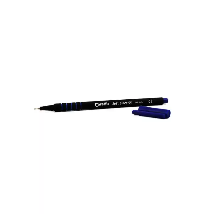 Caretta Softlıner 55-19 Mavi-siyah Kalem 0.4mm