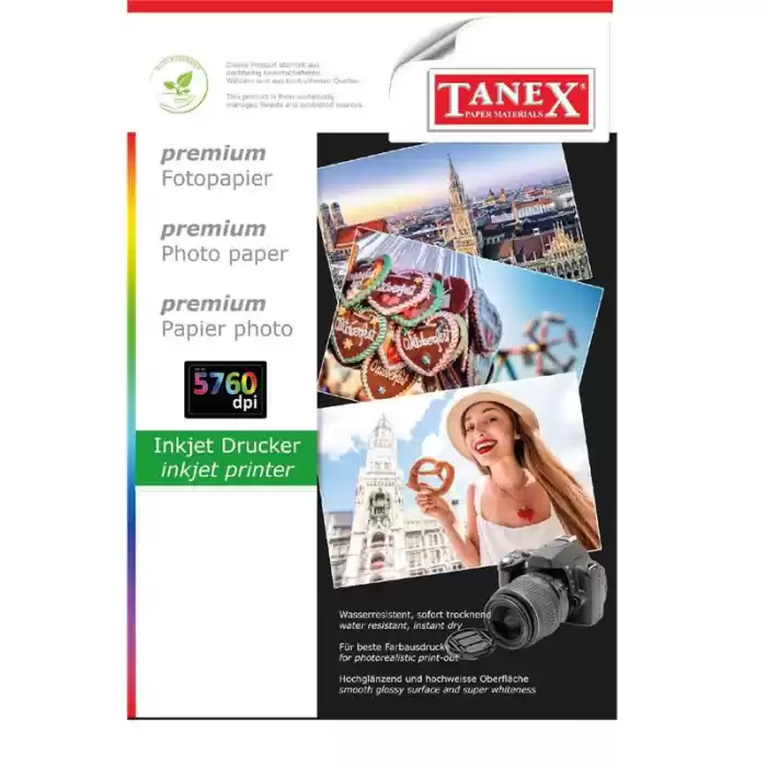 Tanex A4 180 Gr. Fotoğraf Kağıdı 25 Li Hc180g