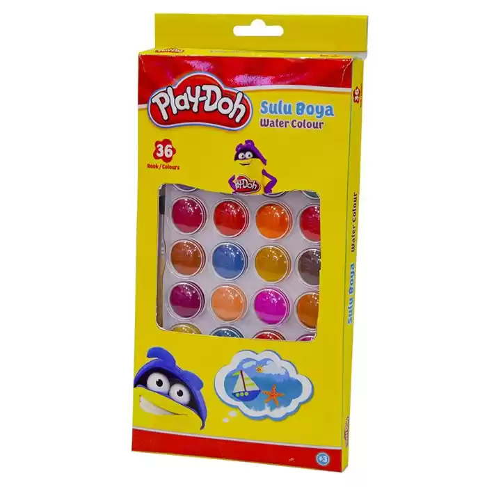 Play-doh 36 Renk Sulu Boya Su010