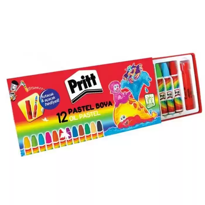 Pritt 12 Renk Pastel Karton Kutu 1048061