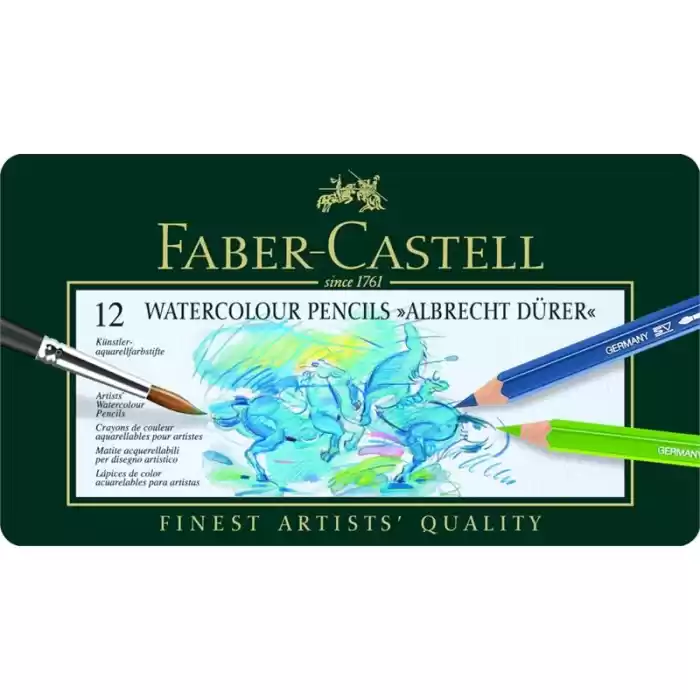 Faber Castell Albrecht Dürer 12 Renk Aquarell Sulu Boya Kalemi 117512