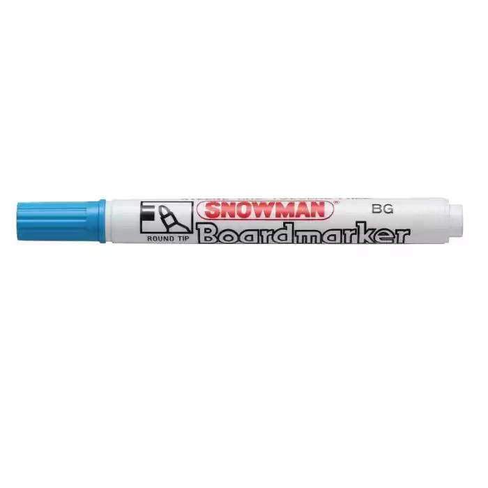 Snowman Açık Mavi Tahta Kalemi Doldurulabilir Bg-12