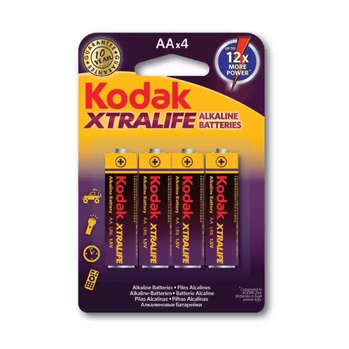Kodak Aa Kalem Pil Xtralıfe Alkalin 4 Lü Blister 281377