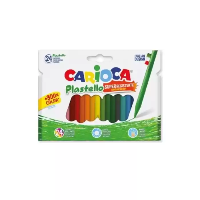 Carıoca 24 Renk Elleri Kirletmeyen Pastel Boya 42880