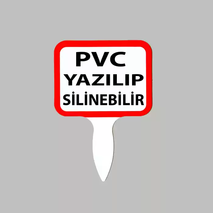 Silinebilir PVC Tatlıcı Baharat Kuruyemişci Mini Fiyat Etiketi 20 li Pk