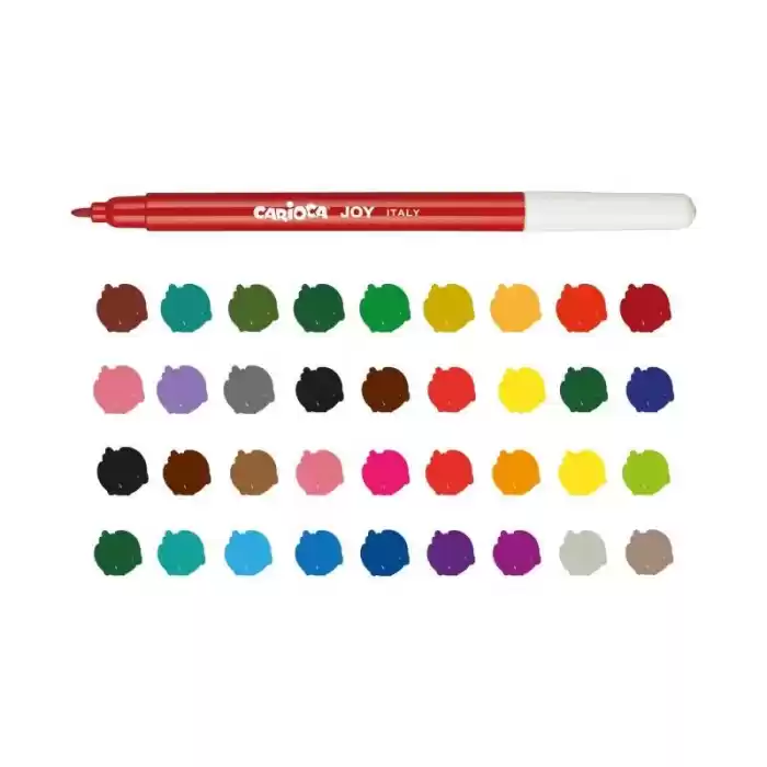 Carıoca 36 Renk Joy Süper Keçeli Kalem Yıkanabilir 40616