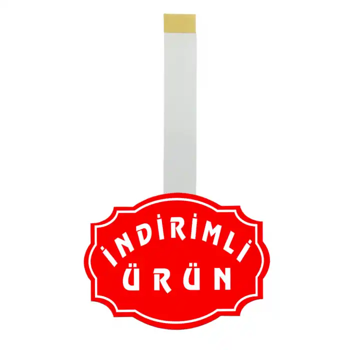 İndirimli Ürün Sallanan Sarkıtmalı Etiket 10 lu Pk. 8x12cm
